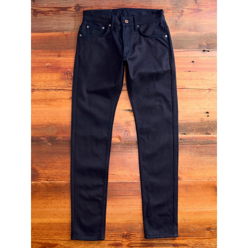 12oz Sashiko Indigo Denim – Spikes Fit