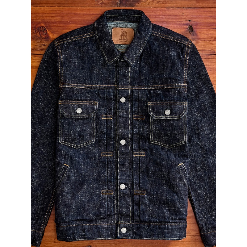 6111 16oz Double Slub Type-2 Denim Jacket in Indigo