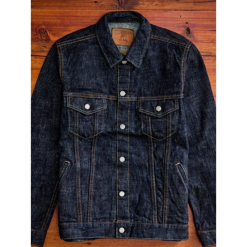 6112 16oz Double Slub Type-3 Denim Jacket in Indigo