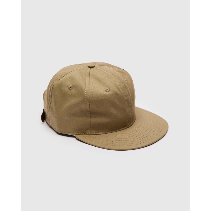 Blue Owl Baseball Cap in Beige