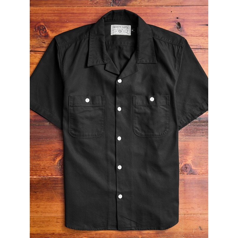 Dayton Short Sleeve Work Shirt in Obsidian