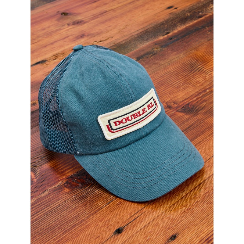 Double RL Trucker Cap in Gas Station Green