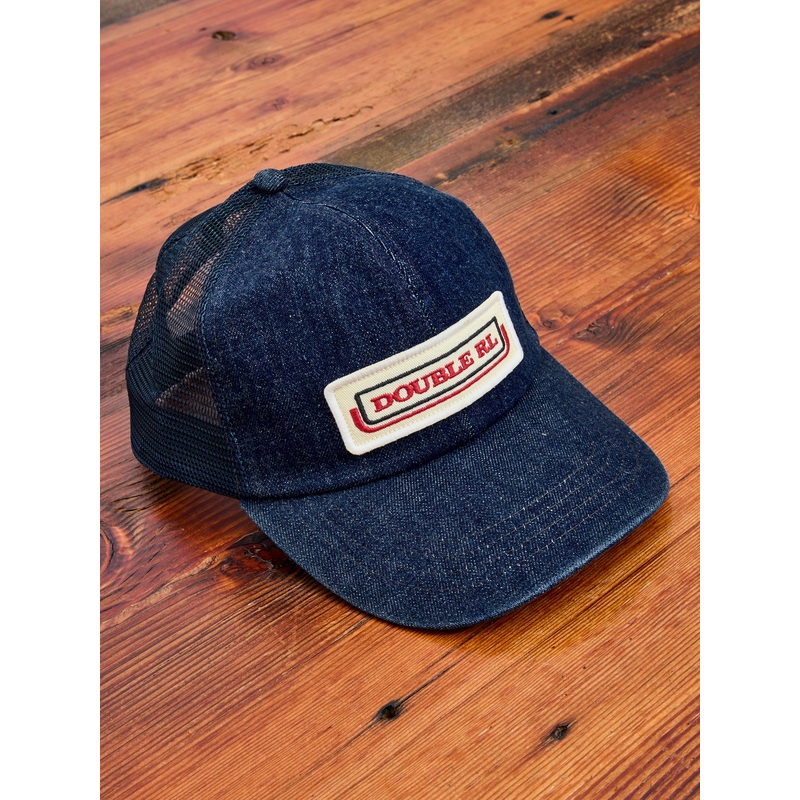 Double RL Trucker Cap in Indigo