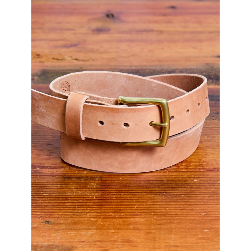 Essential Belt in Natural Horsehide