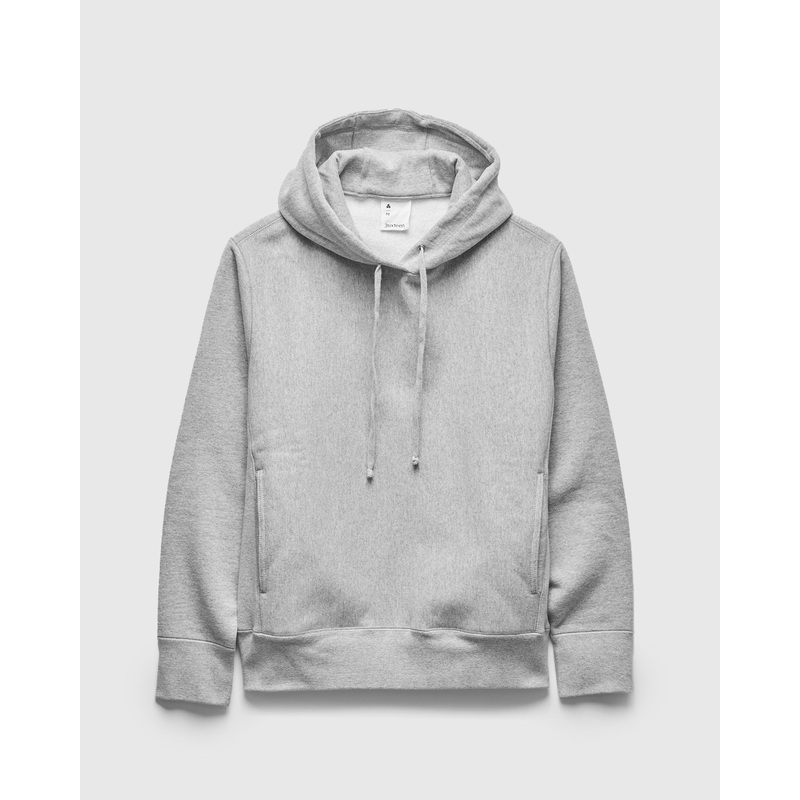 Heavyweight Pullover Hoodie in Heather Grey