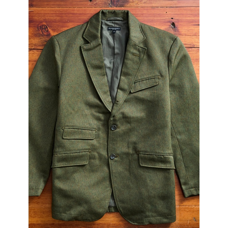 Melange Twill Andover Jacket in Olive