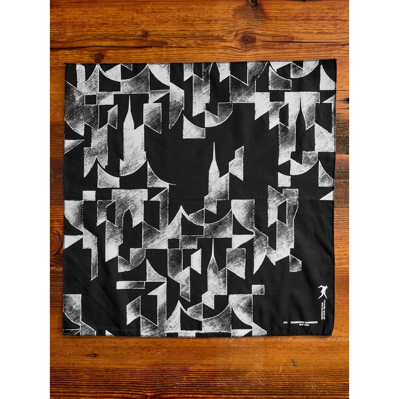 Printed Bandana in Black NYC|One Size