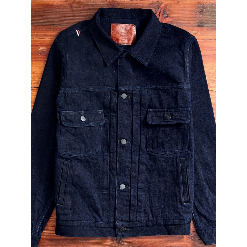 TNK402ID Double Indigo 15oz Type-2 Denim Jacket