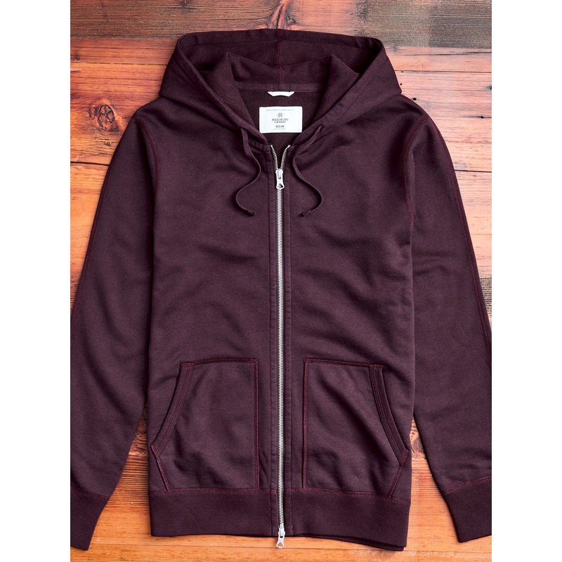 Zip Hoodie in Oxblood|Small|Medium|Large|X-Large