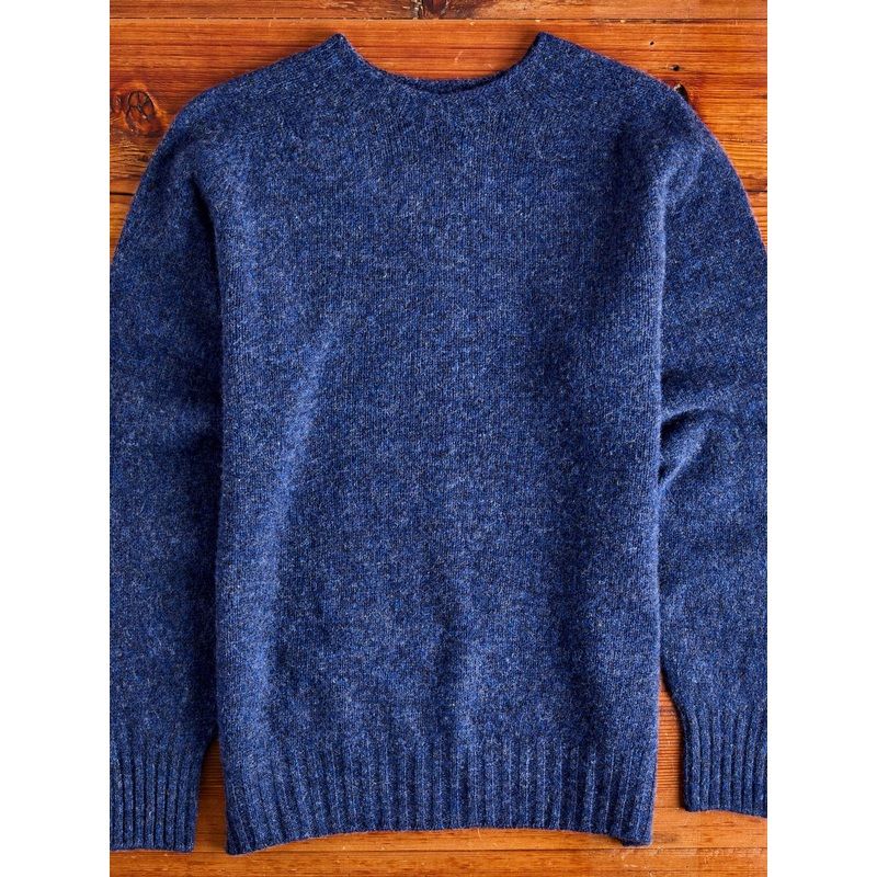Birth of the Cool Wool Sweater in Denim
