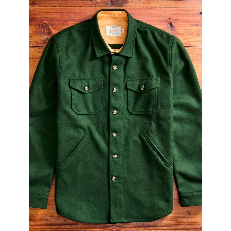 Crissman Overshirt in Pine|Small|Medium|Large|X-Large