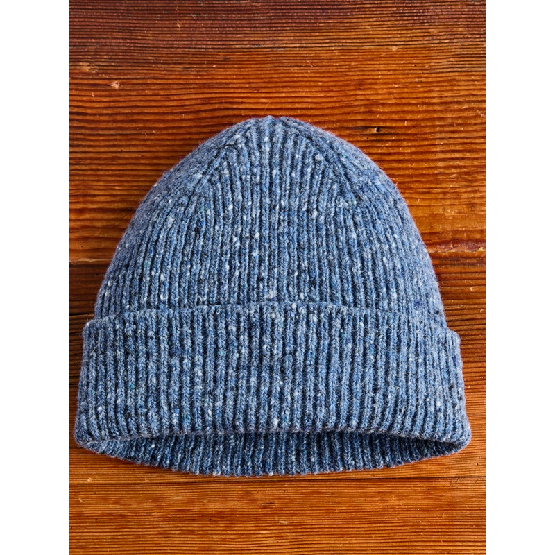 Out of the Blue Wool Beanie in Blue Lover