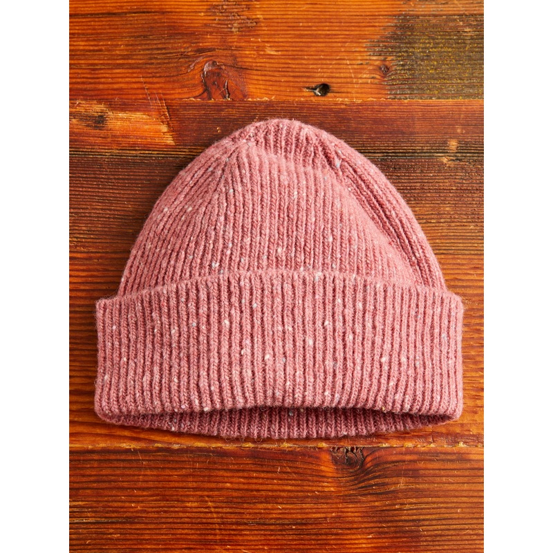Out of the Blue Wool Beanie in Calamine