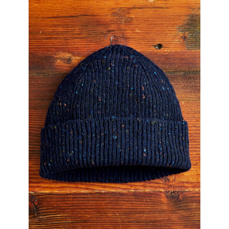 Out of the Blue Wool Beanie in Navy