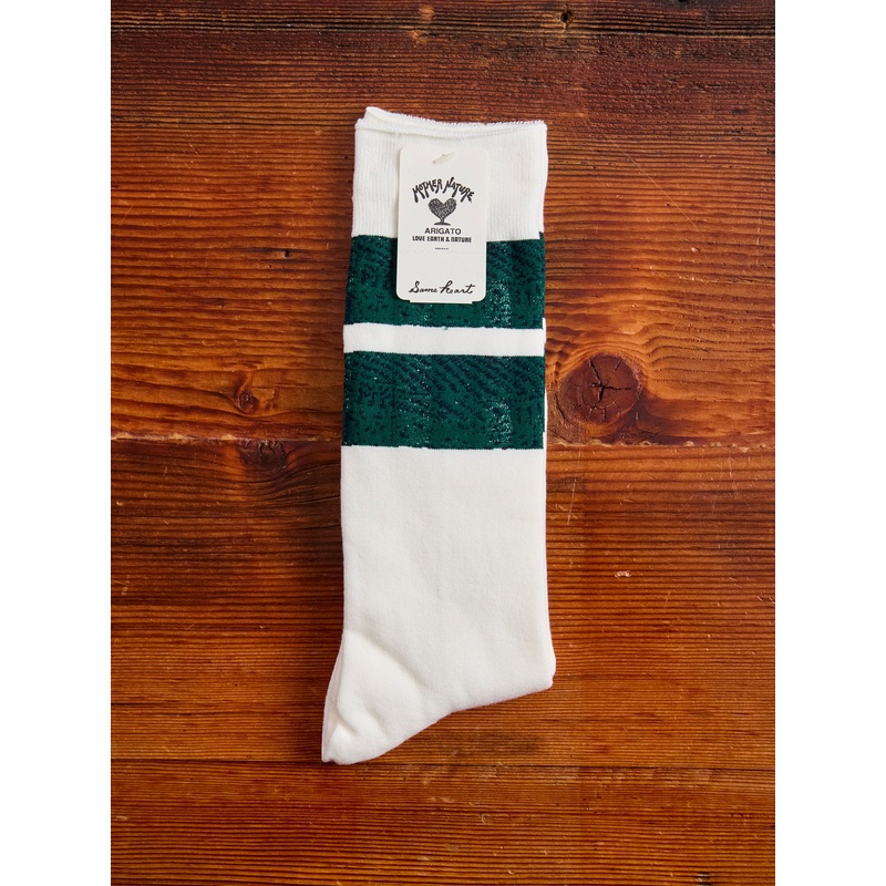 Wind Flow Pile Socks in White|One Size