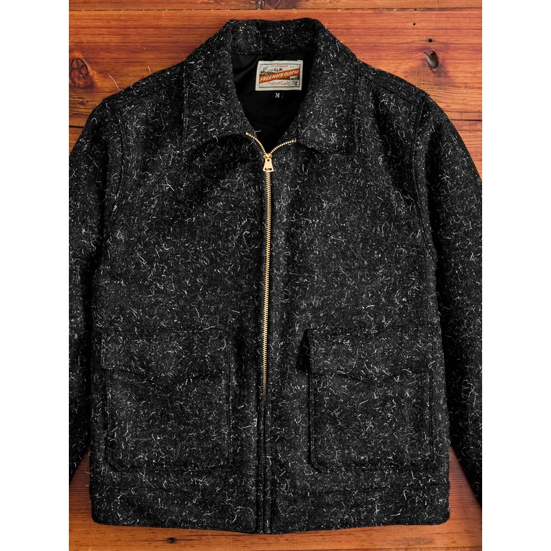 Alcorn Jacket in Black Wool|Small|Medium|Large|X-Large