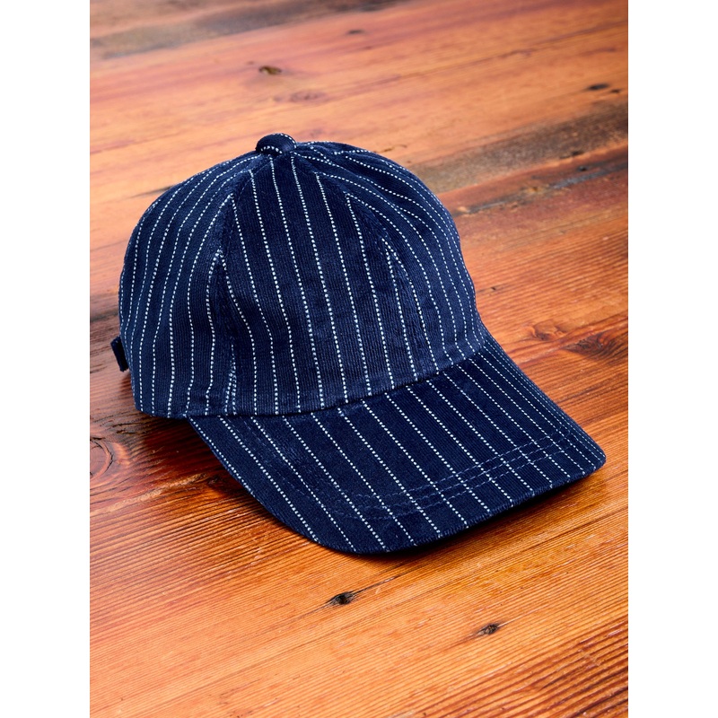 Wabash Corduroy Baseball Cap in Indigo