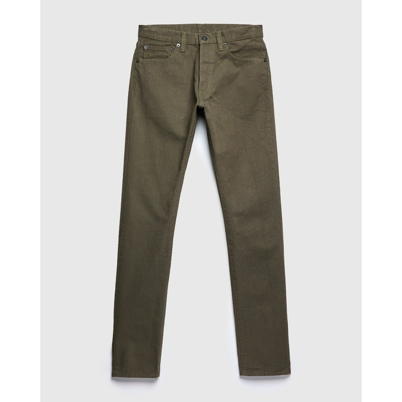 1175 Olive 13.5oz Duck Canvas Pants – Relaxed Tapered Fit