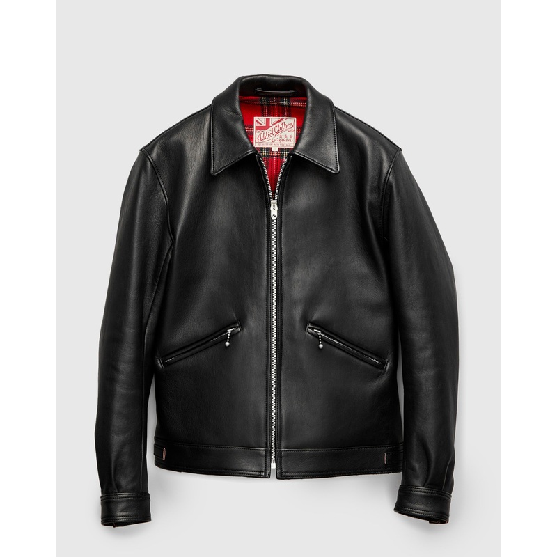 AD-00 Sheepskin Husky Jacket in Black Teacore