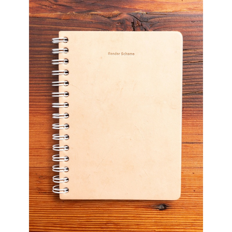 A6 Spiral Notebook in Natural|One Size