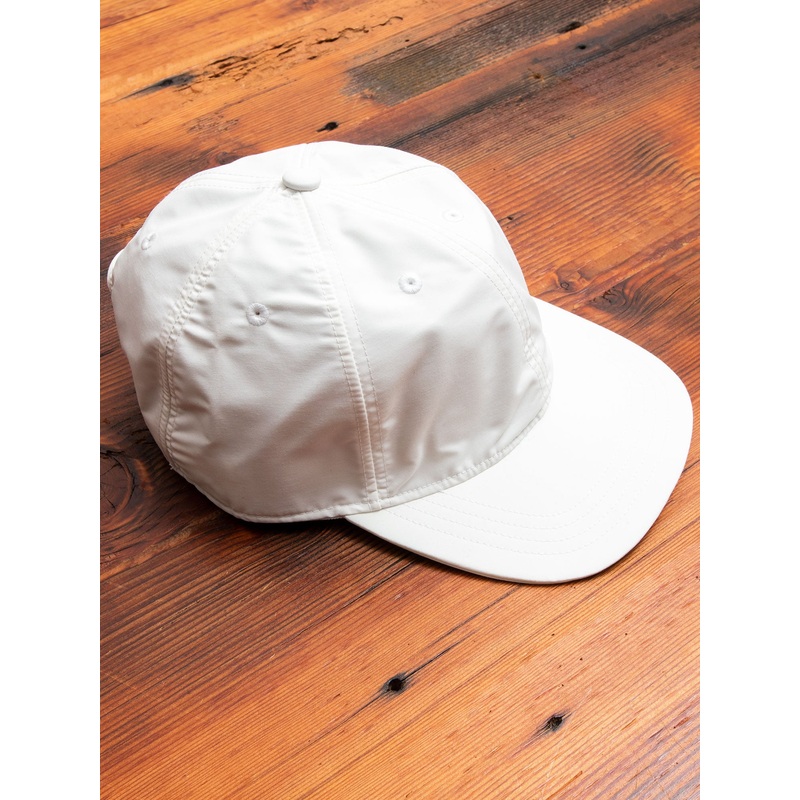 Baseball Cap in Translucent White Nylon