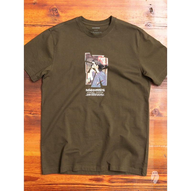Yoshitoshi T-Shirt in Military Olive