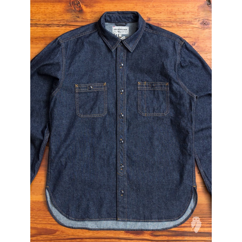 10oz Denim Work Shirt in Indigo