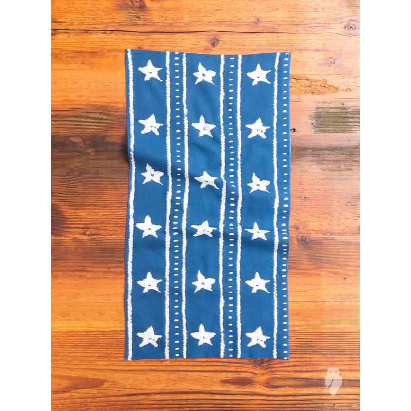 Artisan Stars Tenugui in Navy|One Size