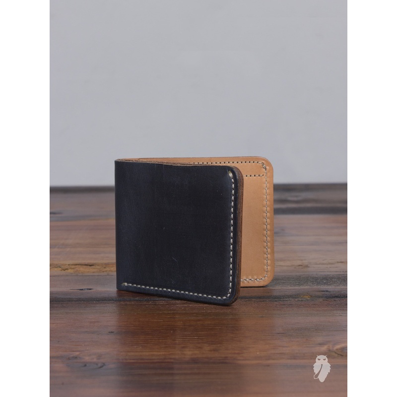 Bifold Wallet in Navy Chromexcel