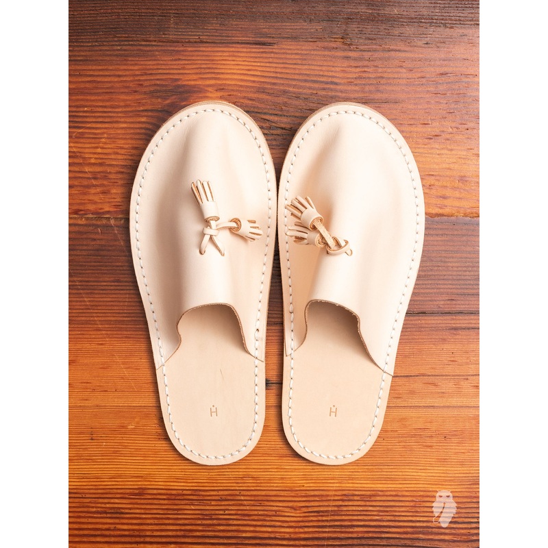 Leather Slipper in Natural|Small|Medium|Large