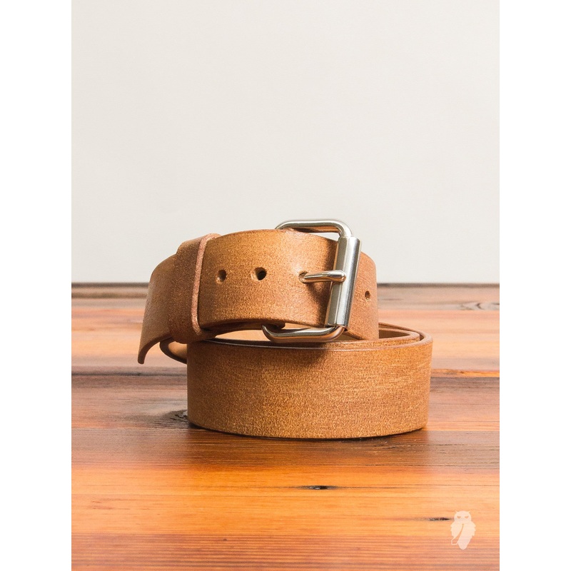 Wenatchee Belt in Rough-Out Natural Horse Hide