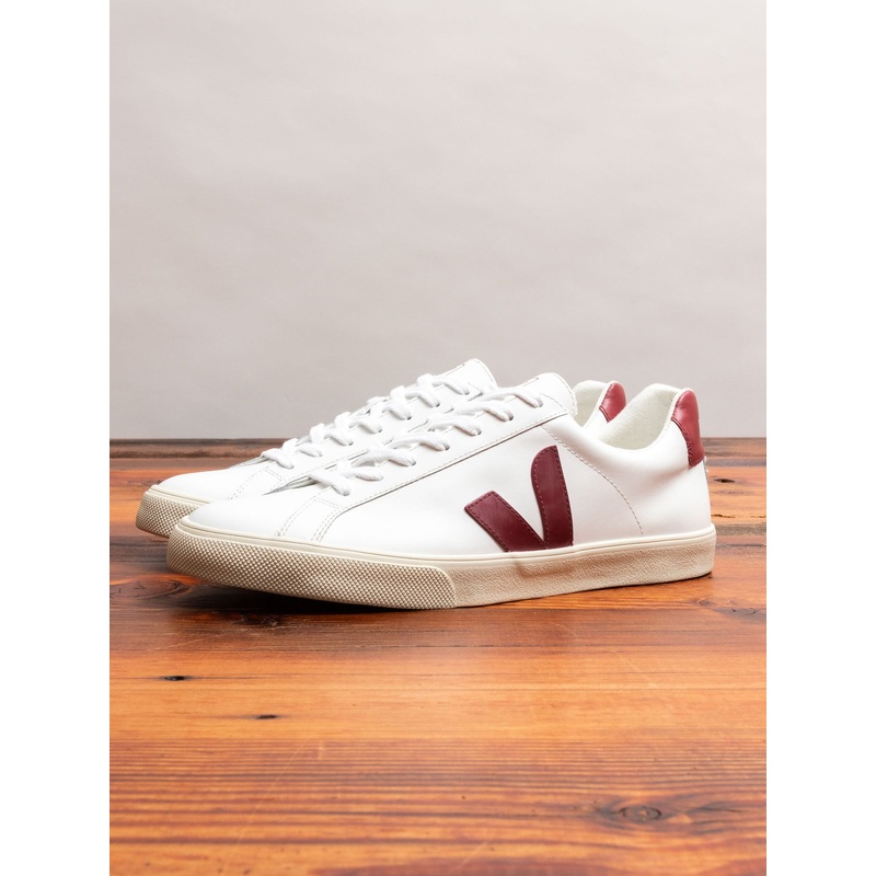 Esplar Sneaker in Extra White Marsala