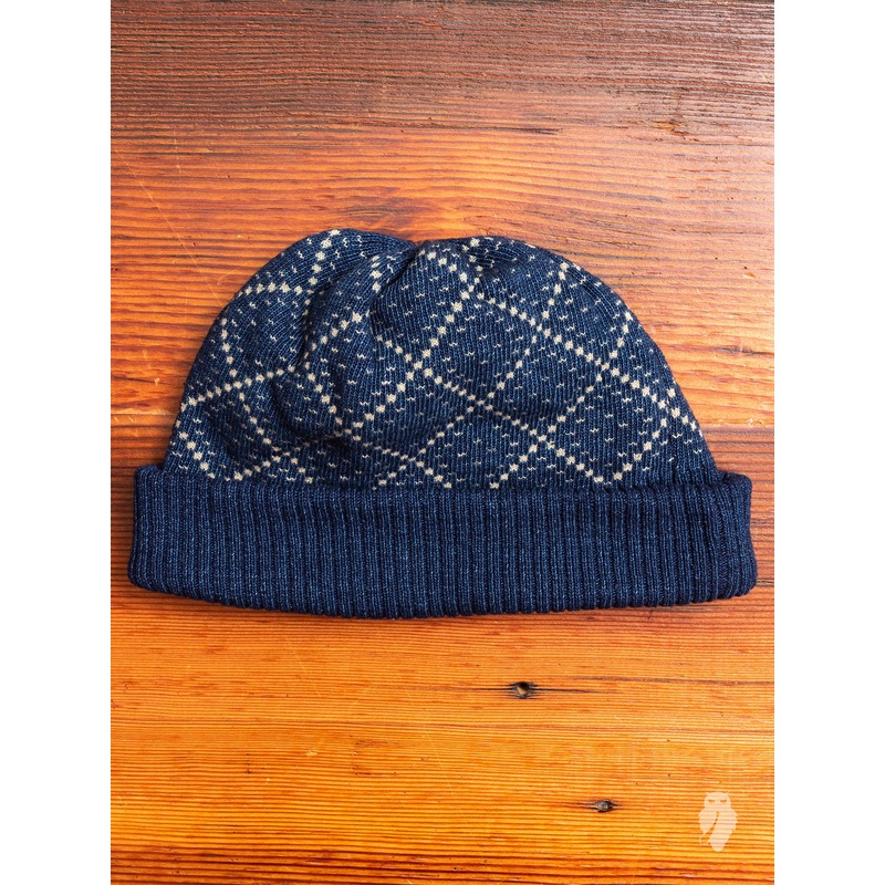 Knit Watch Cap in Indigo|One Size