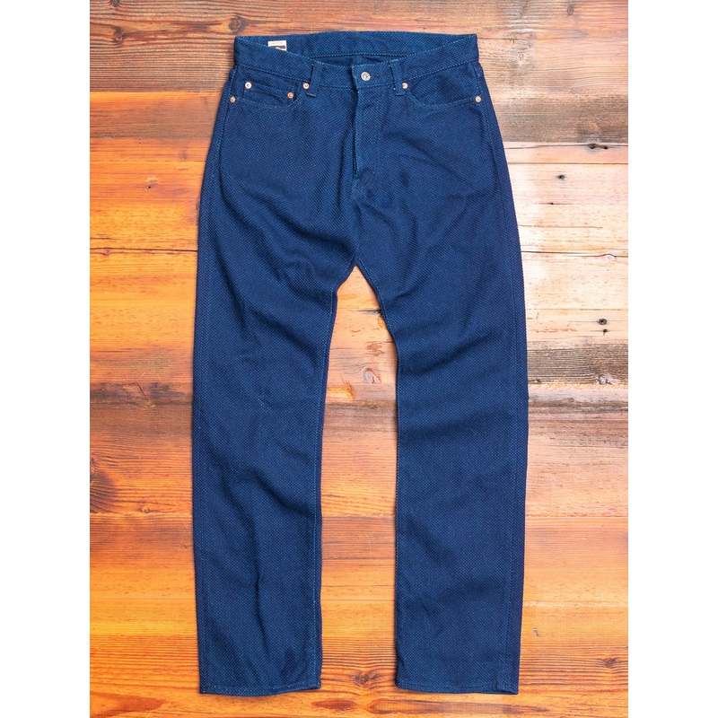 01-088 Sashiko Pants in Indigo