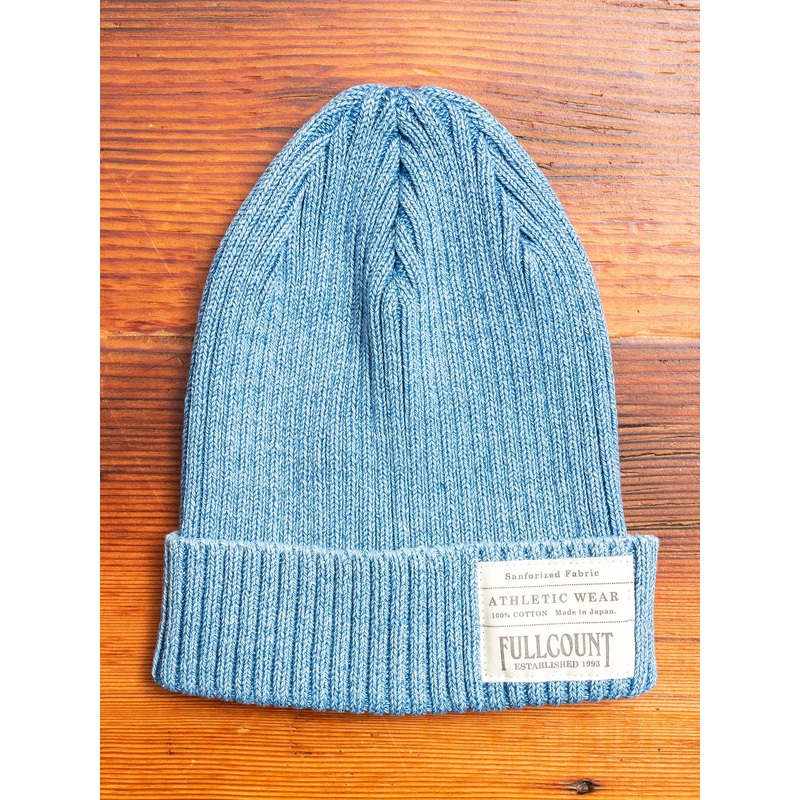 6817 Rib Watch Cap in Faded Indigo