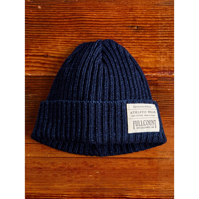 6817 Rib Watch Cap in Indigo|One Size