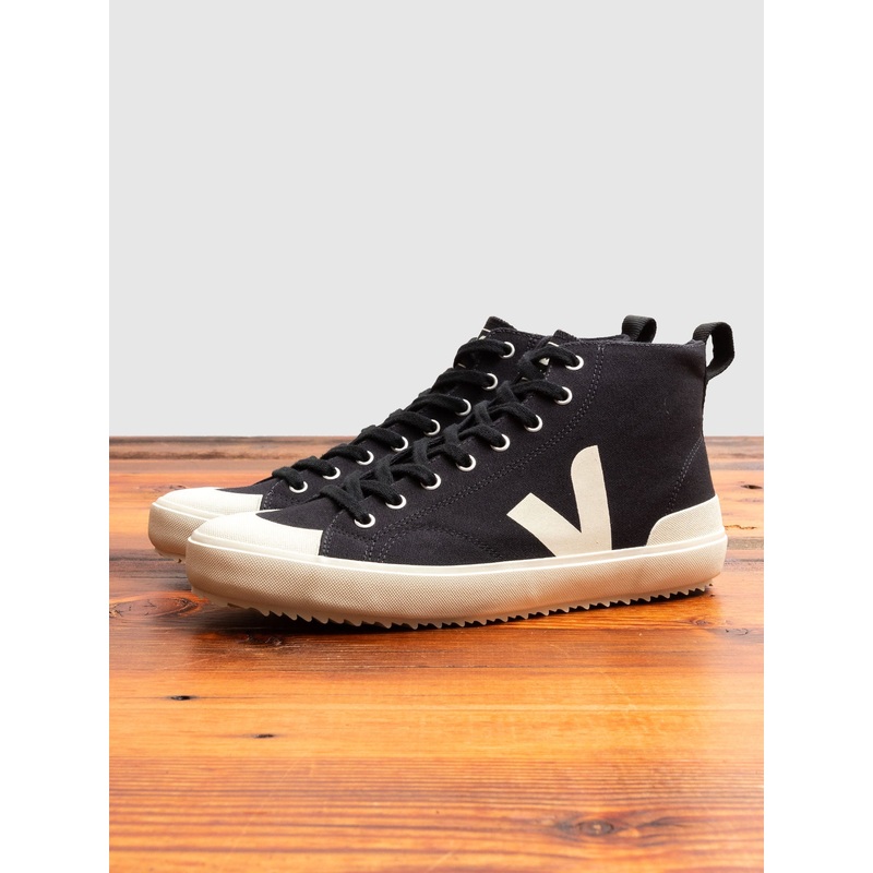 Nova HT Canvas Sneaker in Black Pierre