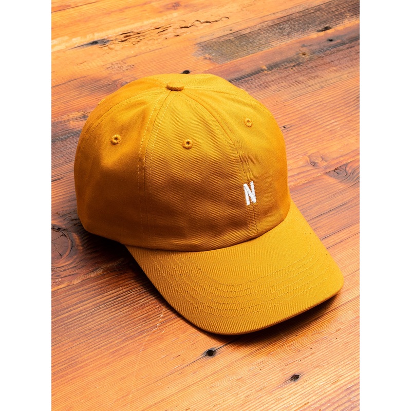 Twill Sports Cap in Rufous Orange