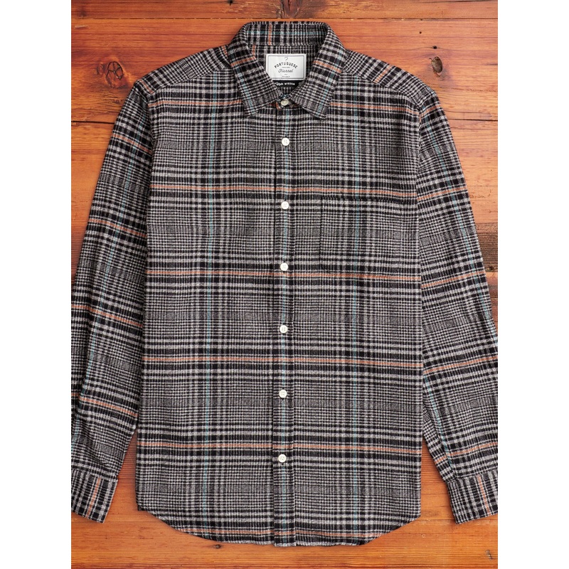 Abstract Pow Button-Up Shirt in Grey