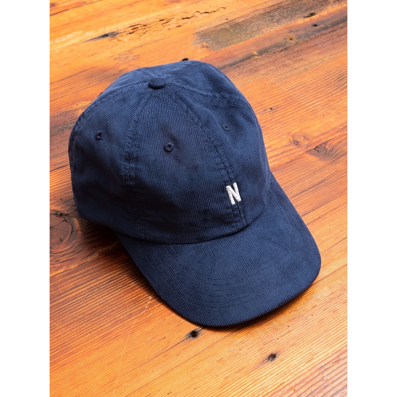 Baby Corduroy Sports Cap in Navy