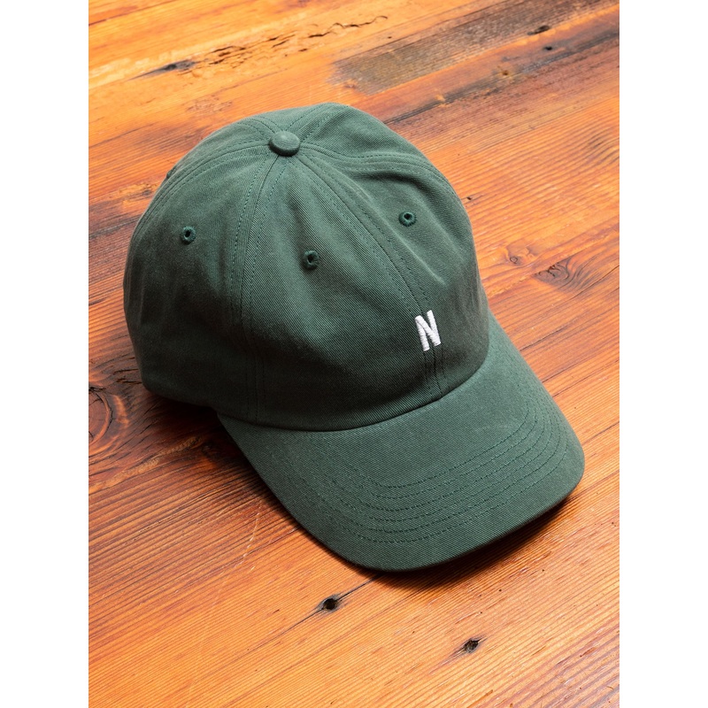 Twill Sports Cap in Dartmouth Green