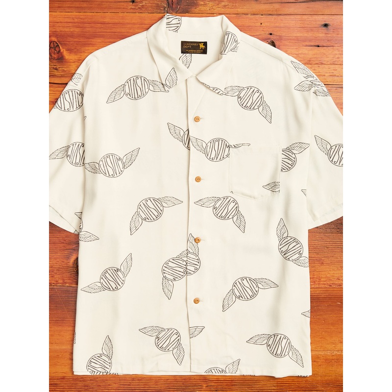 Wallis Shirt S/S in Ivory|3/M|4/L