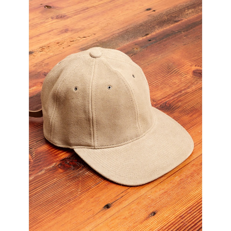 Suede Cap in Light Beige|One Size