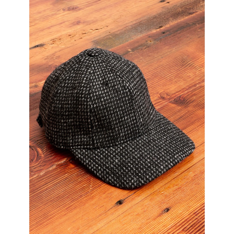 Tweed Cap in Grey Dots|One Size