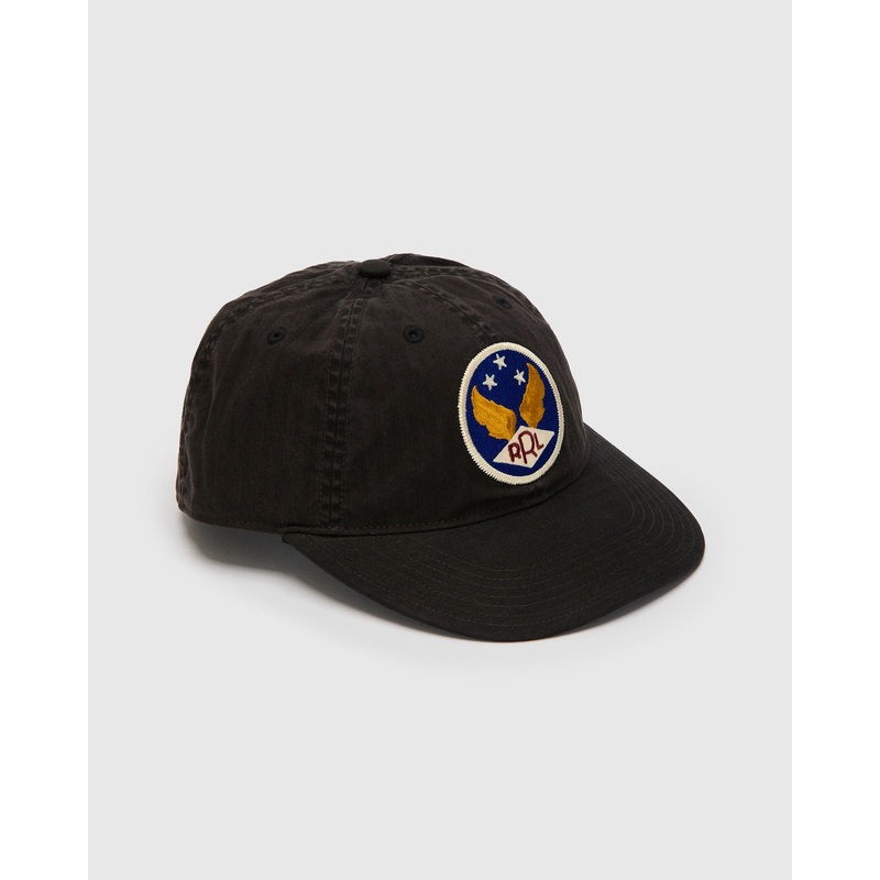 Twill Baseball Cap in Black|One Size