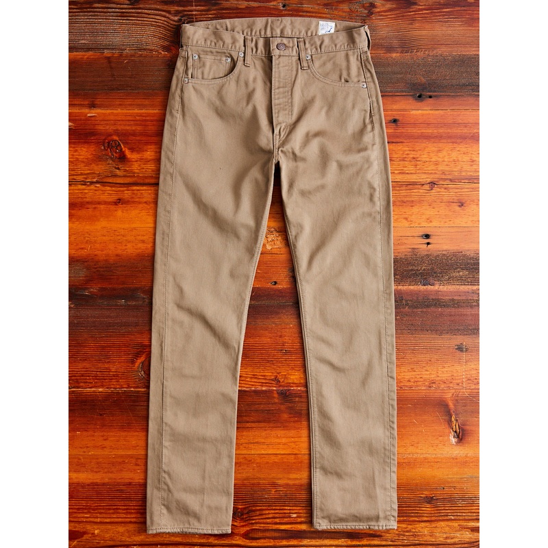 107 Ivy Fit Cotton Pique Pants in Dusty Olive
