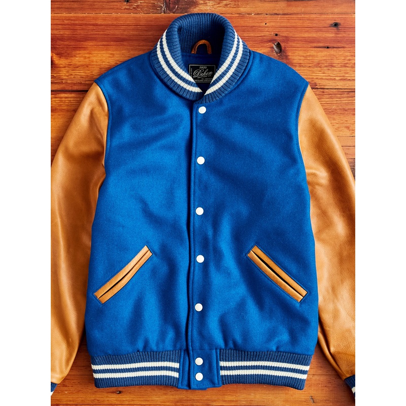 Varsity Jacket in Royal Rust|Small|Medium|Large|X-Large