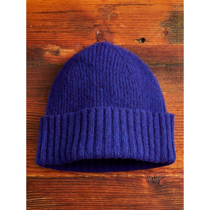 King Jammy Wool Beanie in Cobalt Love