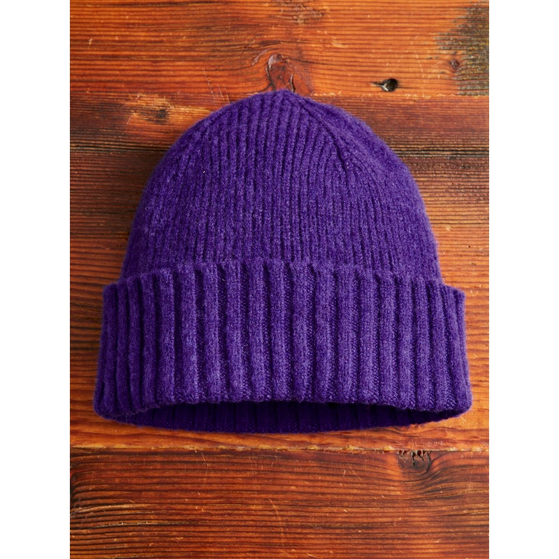 King Jammy Wool Beanie in Purple Love