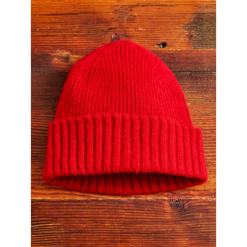 King Jammy Wool Beanie in Red Fire